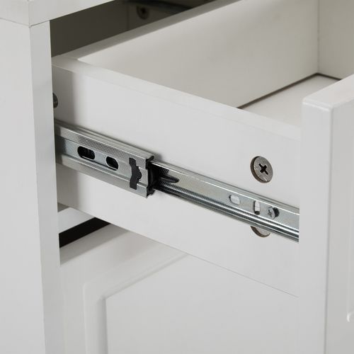 Meuble à Chaussure Blanc 95x24x107.5cm, Tiroir, Tablette, Porte à Bascule, Rangements, Mdf, Pb