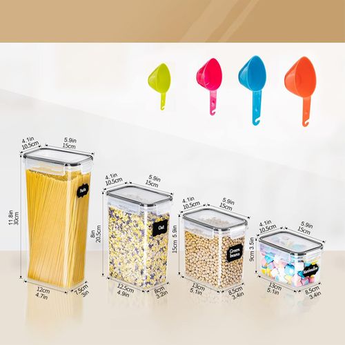 Set De 24 Pièces - Boîtes De Conservation Hermétiques Alimentaires (sans Bpa) - Pour Riz, Pâtes