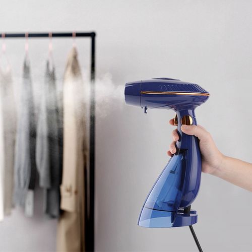 Fer à Repasser Électrique, 220 V-240 V, Version Double Réservoir D'eau Avec Film, Bleu Nuit