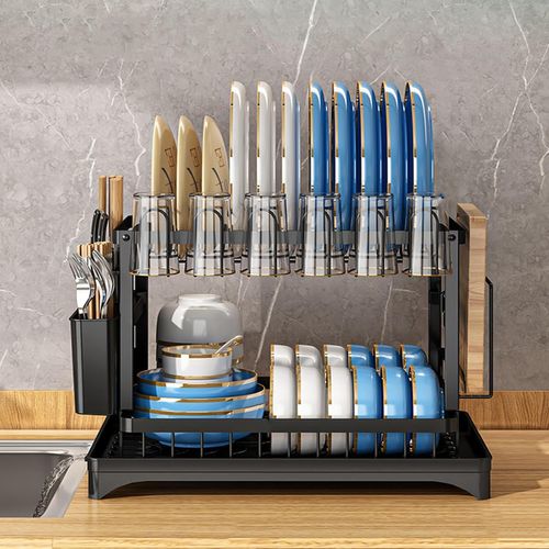 Égouttoir De Cuisine Noir