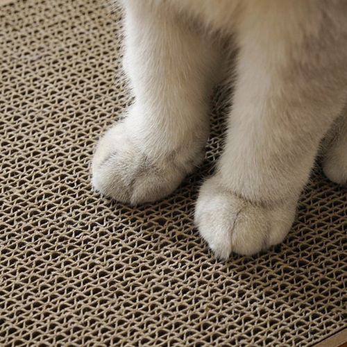 Griffoir Pour Chat En Carton Ondulé En Forme De L, Griffoir Vertical Résistant à L'usure