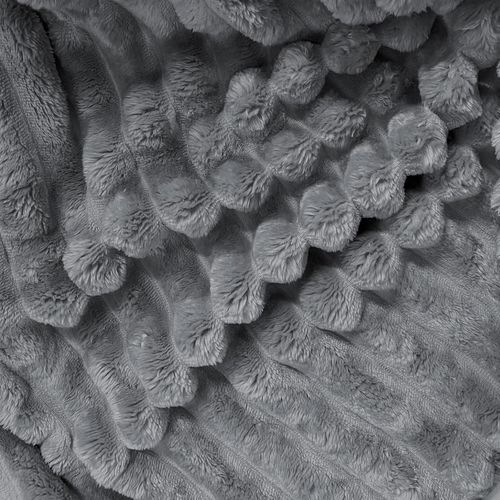 Couverture En Flanelle Gris Clair 200 X 230 Cm, Double Couverture