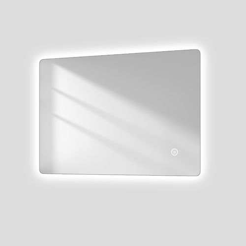 Miroir LED Salle De Bain 50x70cm Interrupteur Tactile Lumière Blanche Froide