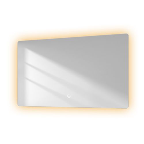 Miroir LED Salle De Bain 60x100cm Interrupteur Tactile 3 Couleurs De Lumière
