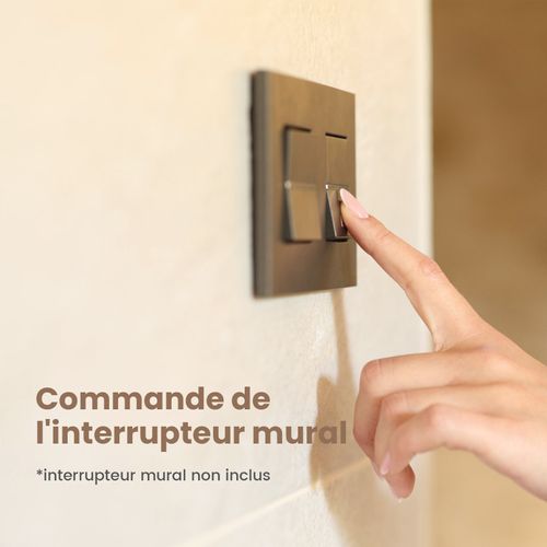 Miroir De Salle De Bain 60x100cm Tactile Loupe X3 Lumière Blanche Froide