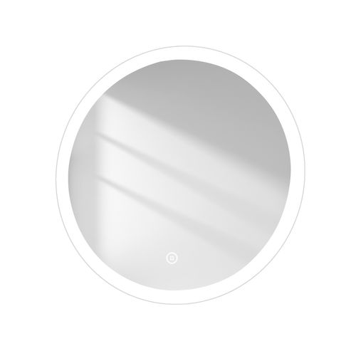 Miroir LED Salle De Bain Rond 70cm Anti Buée Tactile Lumière Réglable 3 Couleurs