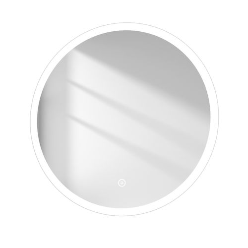 Miroir LED Salle De Bain Rond 80cm Anti Buée Tactile Lumière Réglable 3 Couleurs