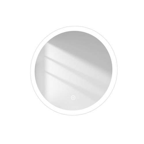 Miroir LED Salle De Bain Rond 50cm Anti Buée Tactile Lumière Réglable 3 Couleurs