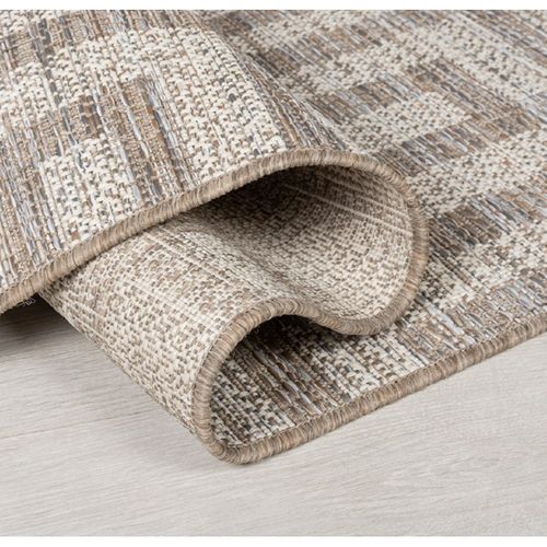 Tapis Intérieur Extérieur Rolanes En Polypropylène - Gris Clair - 60x230 Cm