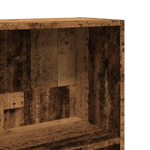 Bibliothèque Vieux Bois 80x30x152 Cm Bois D'ingénierie