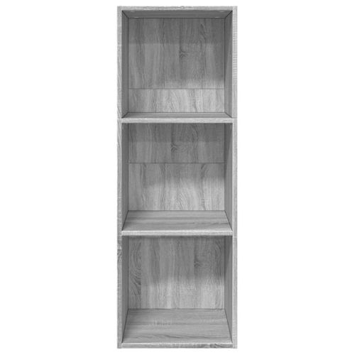 Bibliothèque Sonoma Gris 40x30x114 Cm Bois D'ingénierie