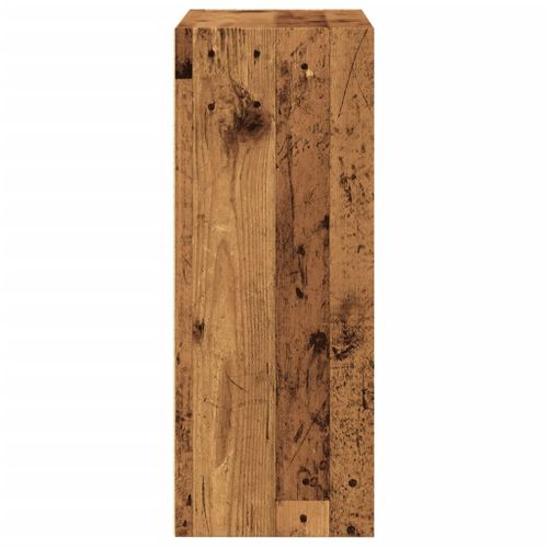 Bibliothèque Vieux Bois 60x30x77 Cm Bois D'ingénierie