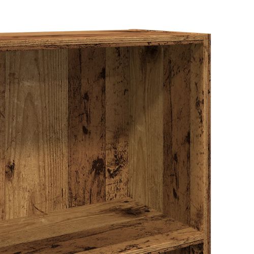 Bibliothèque Vieux Bois 60x24x109 Cm Bois D'ingénierie