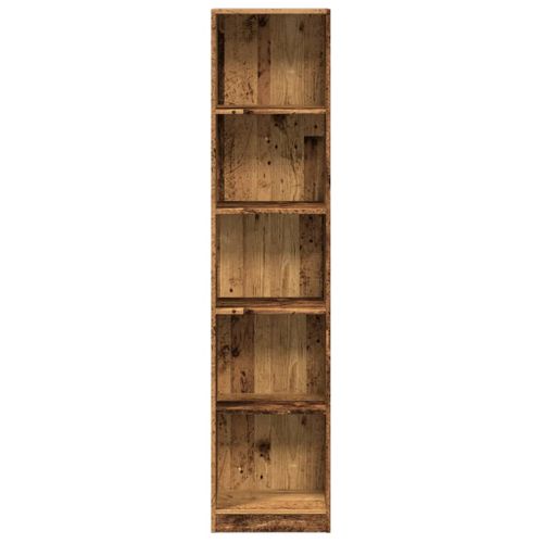 Bibliothèque Vieux Bois 40x24x176 Cm Bois D'ingénierie