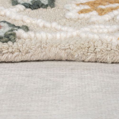 Tapis Pure Laine Floral Zinnia 200x290 Cm