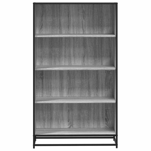 Bibliothèque Sonoma Gris 80,5x35x139 Cm Bois D'ingénierie