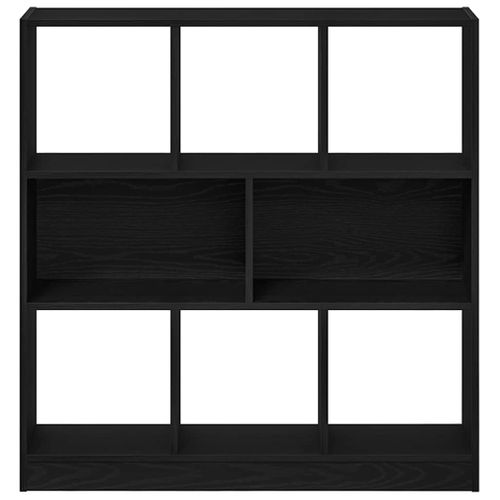 Bibliothèque Chêne Noir 97,5x29,5x100 Cm Bois D'ingénierie