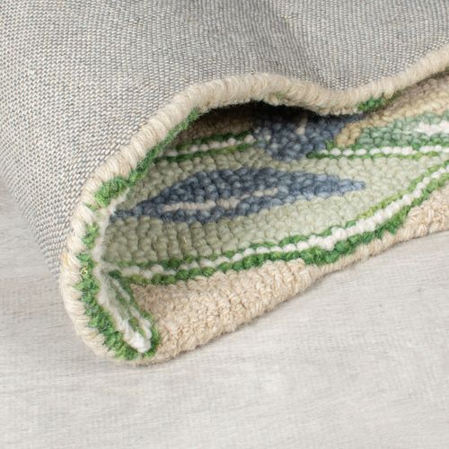 Tapis Pure Laine Floral Pansy 200x290 Cm