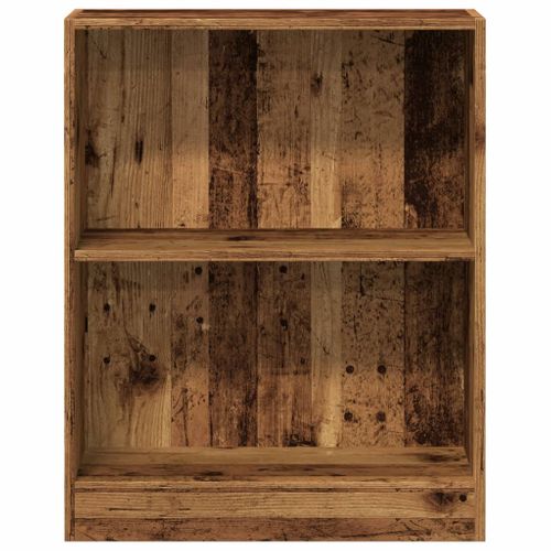 Bibliothèque Vieux Bois 60x24x76 Cm Bois D'ingénierie
