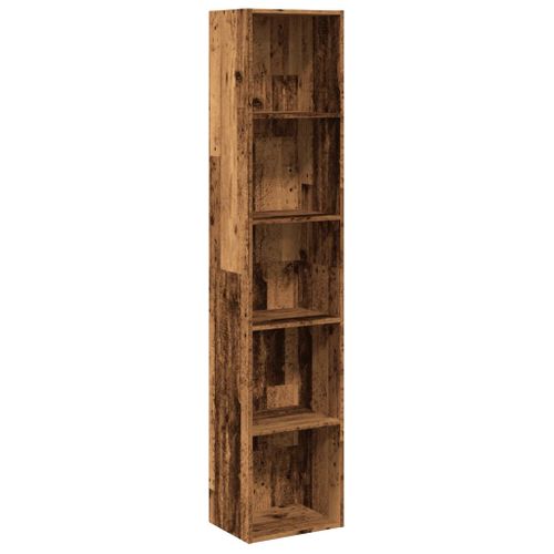 Bibliothèque Vieux Bois 40x30x189 Cm Bois D'ingénierie