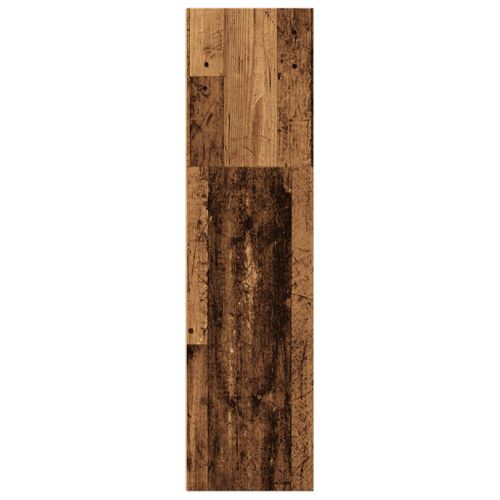 Bibliothèque Vieux Bois 40x30x114 Cm Bois D'ingénierie