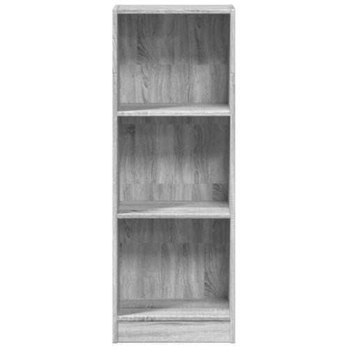 Bibliothèque Sonoma Gris 40x24x109 Cm Bois D'ingénierie