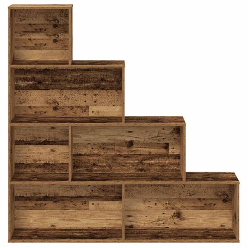 Bibliothèque Vieux Bois 157x24x160 Cm Bois D'ingénierie