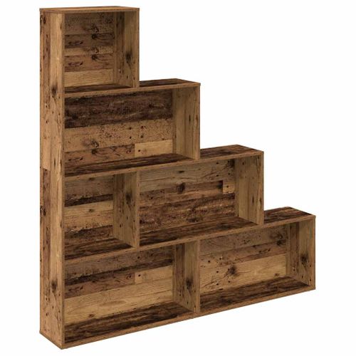 Bibliothèque Vieux Bois 157x24x160 Cm Bois D'ingénierie