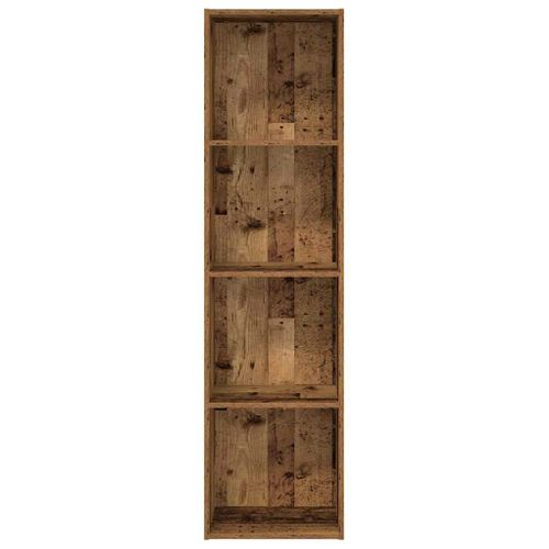 Bibliothèque Vieux Bois 40x30x152 Cm Bois D'ingénierie