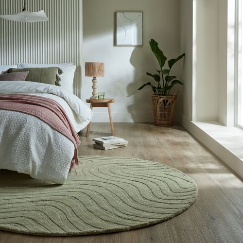 Tapis Pure Laine Tufté Main Allay 160x230 Cm