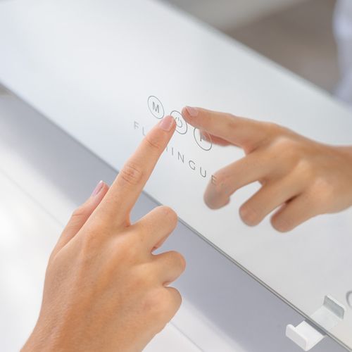 Miroir Lumineux, 15 LED, 3 Modes, Réglable, Coins Arrondis, Blanc, Métal, 64 X 54,5 X 12 Cm