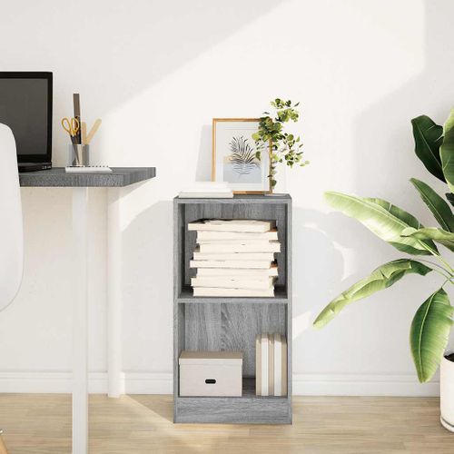 Bibliothèque Sonoma Gris 40x24x76 Cm Bois D'ingénierie