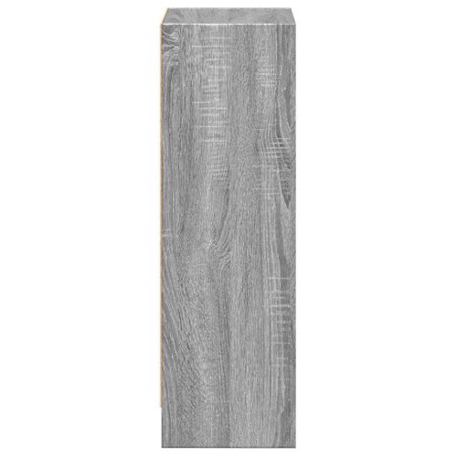 Bibliothèque Sonoma Gris 40x24x76 Cm Bois D'ingénierie