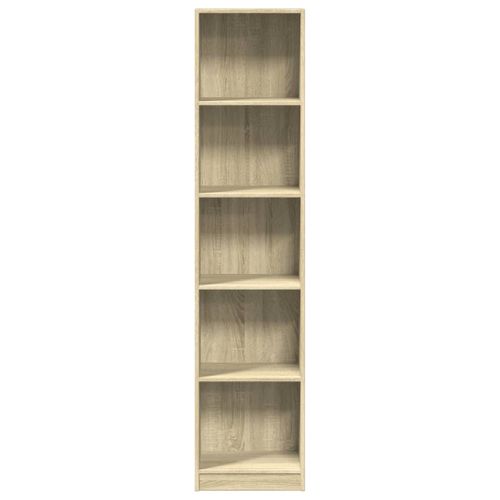 Bibliothèque Chêne Sonoma 40x24x176 Cm Bois D'ingénierie