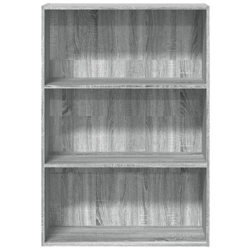 Bibliothèque Sonoma Gris 80x30x114 Cm Bois D'ingénierie
