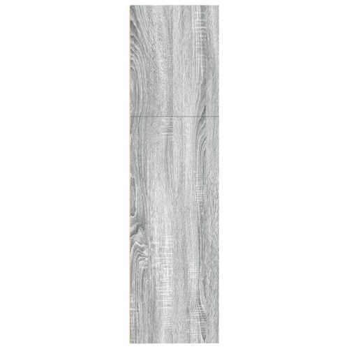 Bibliothèque Sonoma Gris 80x30x114 Cm Bois D'ingénierie