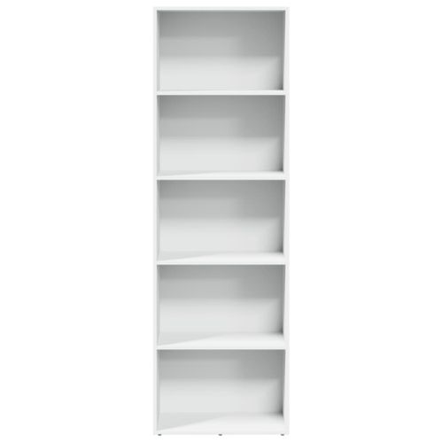 Bibliothèque Blanc 60x30x189 Cm Bois D'ingénierie