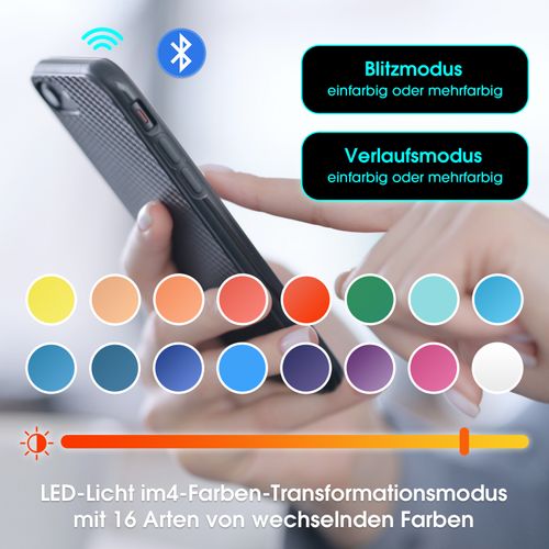 Meuble TV Avec 3 Portes Et LED, Meuble De Salon Mural Meuble TV En Bois, 180cm, Noir + Couleur Bois