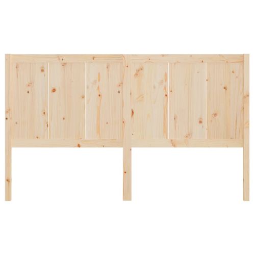 Tête De Lit Armoire De Tête De Lit - 145,5x4x100 Cm Bois Massif De Pin