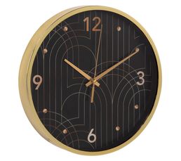 Warminn Horloge Mural DIY Autocollant Moderne 3D Sans Cadre Chiffres Romains Miroir Art Décoration D'Intérieur Bricolage Grande