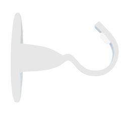 Kit Tringa Decorativa Esterna Douceur D'Intérieur – 19 Mm, 120-210 Cm, Finitura Tropi Bianco/Oro
