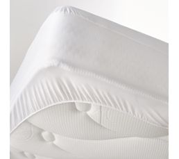 Housse De Protection De Traversin Imperméable 160 Cm Arnon Molleton 100% Coton Contrecollé