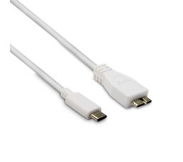 Câble USB-C 2m Blanc 120W Charge Et Données - Universel Réversible