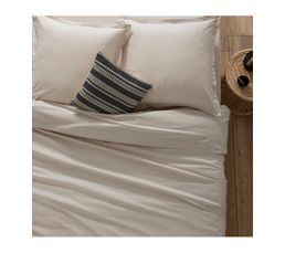 Housse De Couette 260x240 Cm – Gaze De Coton Liberty – Motif Fleuri Bohème – Ouverture Boutons Bois – OEKO-TEX – Lavable 40°C - 9