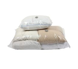 Sacs De Rangement Sous Vide, 5 Sacs De Compression Sous Vide Rayés Pour