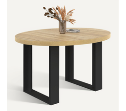 HOMCOM Table à Manger Ronde Table De Cuisine Moderne Cadre En Acier | Home Depot Canada