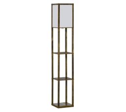 Bibliothèque Escalier Lina 4 Niveaux - Bois Hêtre Et Noir - 6 Cases - Meuble Rangement Design 114x30x114 Cm