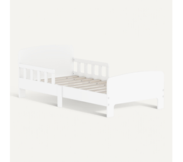 Lit Cabane Enfant 80x160 Cm - En Bois De Pin Massif - Avec Tiroirs De Rangement - Barrière De Sécurité - Blanc