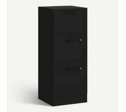 Meuble De Rangement Bureau 2 Tiroirs Avec Placard | 100x35x66 Cm | 5 Roulettes | Noir | Idéal Pour Classeurs Et Fournitures - 13