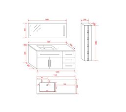 meuble de salle de bain urban scandinave meuble vasque but